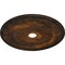 Ekena Millwork Oakleaf Ceiling Medallion (Fits Canopies up to 6 1/4"), Hnd-Painted Rust, 29 1/8"OD x 3 5/8"ID x 1"P CM29OARUS - alternate 4